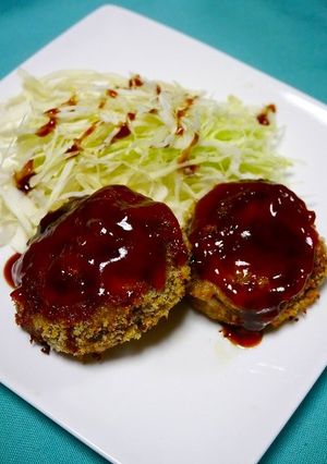 ヘルシー！焼きパン粉ノンフライメンチカツ-レシピのメイン写真