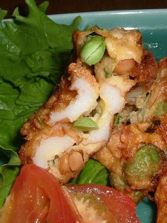 納豆嫌いでも食べられる!ちくわのかき揚げ-レシピのメイン写真