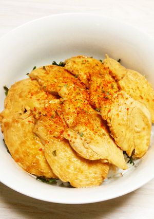 鶏むね肉でもやわらか～鶏丼☆鶏めし弁当-レシピのメイン写真