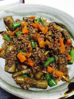 ごぼうと牛そぼろのしぐれ煮-レシピのメイン写真