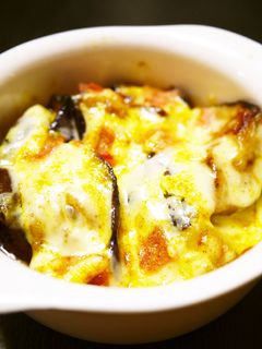 カレー味!なすとベーコンのチーズ焼き-レシピのメイン写真