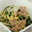 ほうれん草と豚肉のニンニクバターソテー