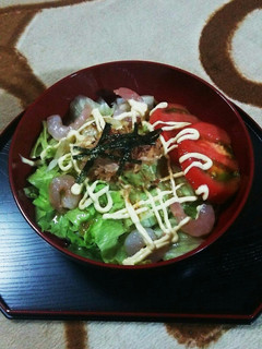 ガスト風サラダうどん-レシピのメイン写真