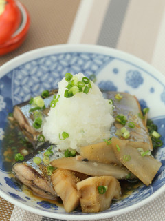 秋刀魚と根菜の含め煮おろし添え-レシピのメイン写真
