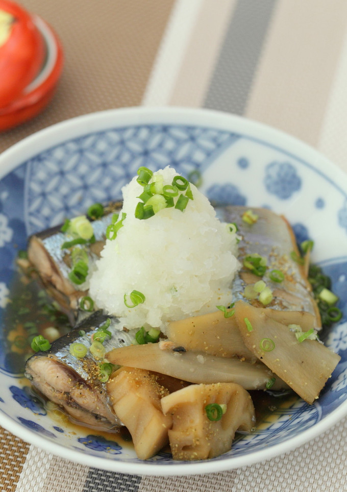秋刀魚と根菜の含め煮おろし添え-レシピのメイン写真