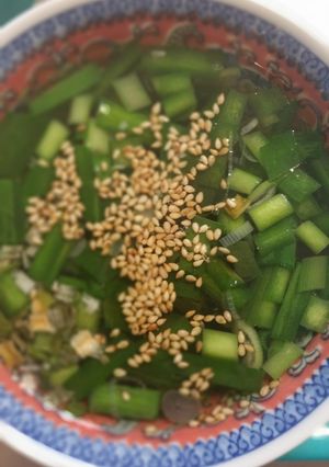 ニラとワカメとネギのスープ♪焼飯のおとも-レシピのメイン写真
