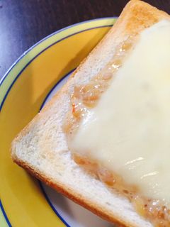 スイチリ☆納豆トースト-レシピのメイン写真
