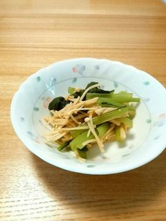 えのきと小松菜のポン酢和え-レシピのメイン写真