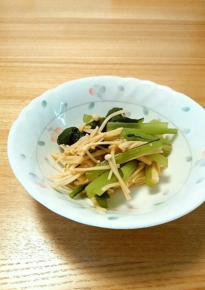 えのきと小松菜のポン酢和え-レシピのメイン写真