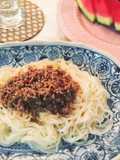 【夏バテ防止!!】担々麺風そうめん♪