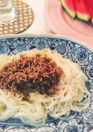 【夏バテ防止!!】担々麺風そうめん♪-レシピのメイン写真