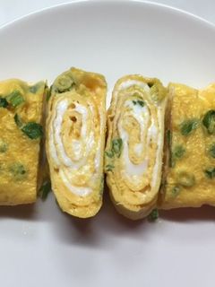 常備菜18☆ねぎ入り卵焼き♪お弁当にも!-レシピのメイン写真
