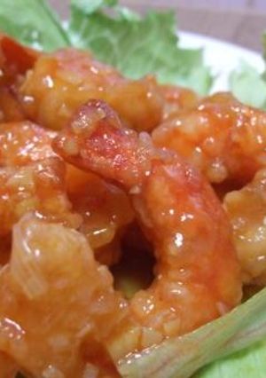 一工夫♪衣のはがれない美味しいエビチリ-レシピのメイン写真