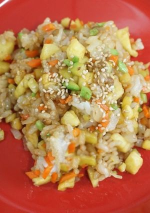 ♥さつま芋チャーハン♥-レシピのメイン写真