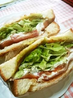 生ハム&マスカルポーネのサンドイッチ♪-レシピのメイン写真