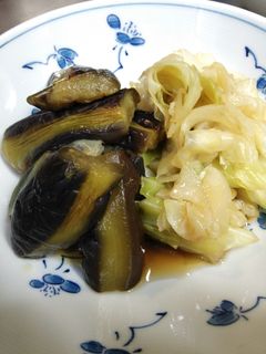 めんつゆでキャベツとなすの煮浸し-レシピのメイン写真