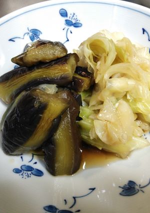 めんつゆでキャベツとなすの煮浸し-レシピのメイン写真