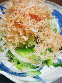 ゴーヤと玉ねぎのおかかがけ-レシピのメイン写真