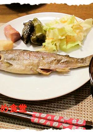 ニジマスをオーブンで焼く-レシピのメイン写真