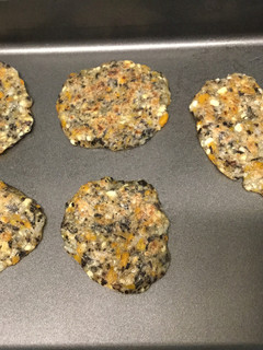 離乳食 後期 豆腐としらすの野菜おやき-レシピのメイン写真