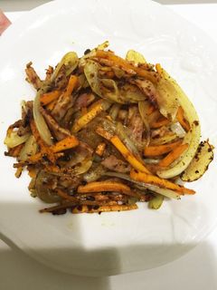 人参と玉ねぎのスパイシーカレー炒め-レシピのメイン写真