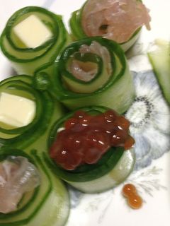 胡瓜の色々巻き-レシピのメイン写真