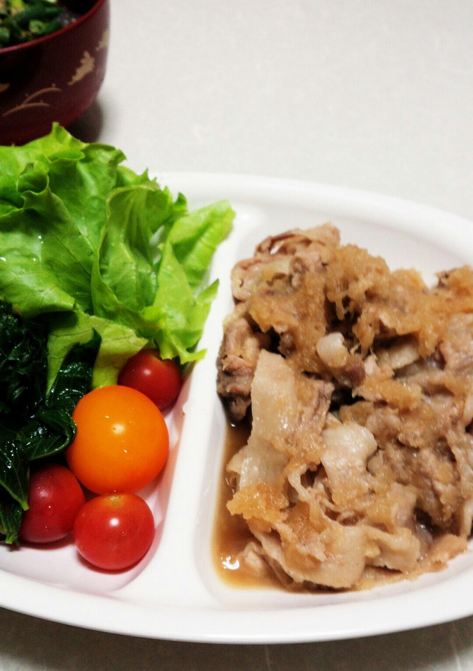 簡単！豚肉のみぞれ煮-レシピのメイン写真