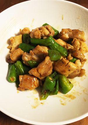 簡単★鶏もも肉とししとうの照り焼き-レシピのメイン写真