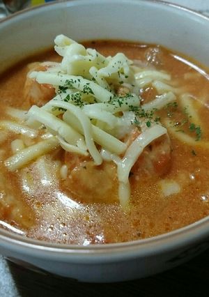 ｶﾞｰﾘｯｸﾁｷﾝのｸﾘｰﾐｰﾄﾏﾄ煮-レシピのメイン写真