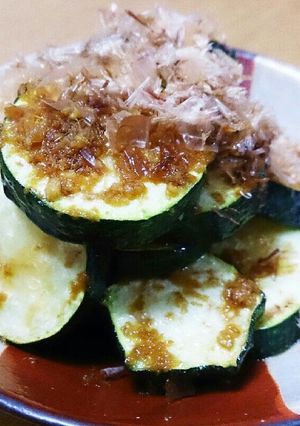 焼きズッキーニのしょうが醤油がけ♪-レシピのメイン写真