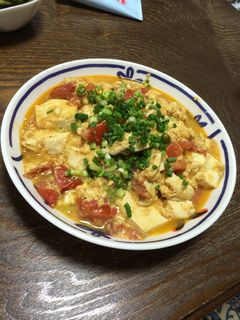 豆腐とトマトの卵炒め-レシピのメイン写真