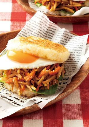 きんぴらライスバーガー-レシピのメイン写真