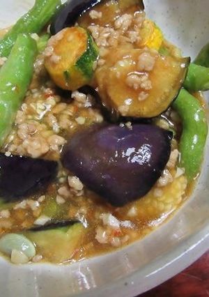夏野菜麻婆風-レシピのメイン写真