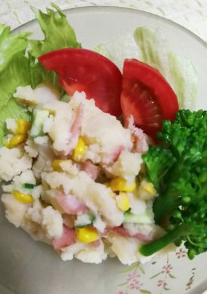 コーンバター入り　ポテトサラダ　-レシピのメイン写真