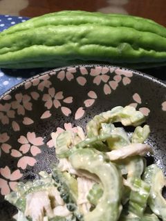 ゴーヤの簡単味噌マヨの和え物-レシピのメイン写真