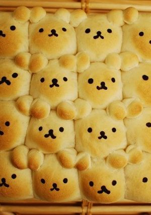 スクエア型で作る☆くまさん♡ちぎりパン-レシピのメイン写真