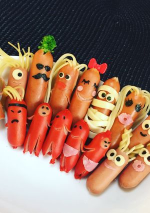 ソーセー人♡おかず♡キャラ弁お弁当♡-レシピのメイン写真
