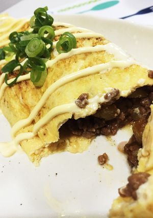 10分でじゃが肉オムレツッ♡蒲焼のタレ-レシピのメイン写真