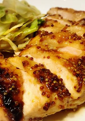 鶏むね肉のはちみつマスタードソース☆-レシピのメイン写真