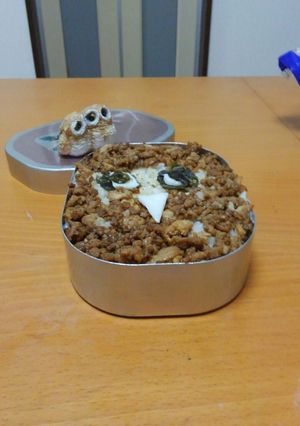 ふくろーさんお弁当-レシピのメイン写真