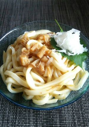 超簡単♡レンジdeなめ茸おろしうどん♪-レシピのメイン写真