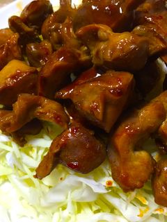 砂肝の豆板醤ニンニク醤油炒め〜花椒風味〜-レシピのメイン写真
