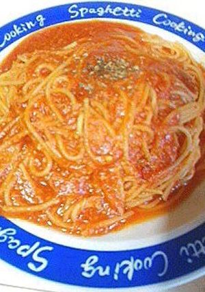 簡単カニ缶のトマトスパゲティ-レシピのメイン写真