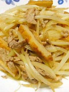 *豚こまともやしの塩炒め*-レシピのメイン写真