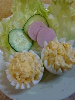 茹で卵を変身!美味しくアレンジ♫-レシピのメイン写真