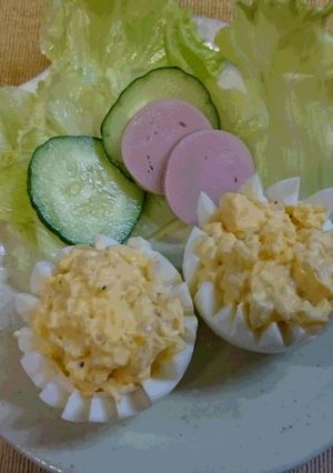 茹で卵を変身！美味しくアレンジ♫-レシピのメイン写真