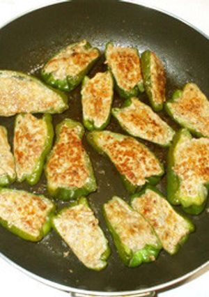 ピーマンの肉詰め♪簡単ハンバーグのたね-レシピのメイン写真
