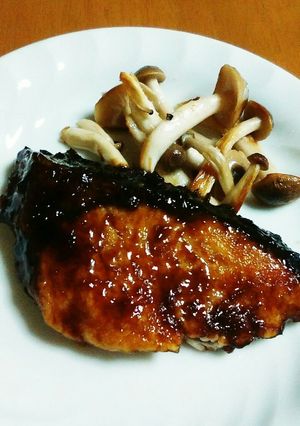 ぶりのバルサミコ照り焼き(減塩レシピ）-レシピのメイン写真