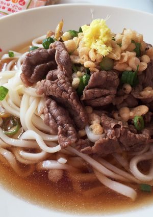 簡単！甘辛牛肉の冷やしうどん-レシピのメイン写真