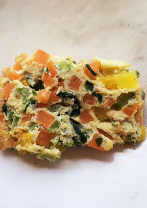 離乳食☆後期 野菜たっぷりオムレツ-レシピのメイン写真